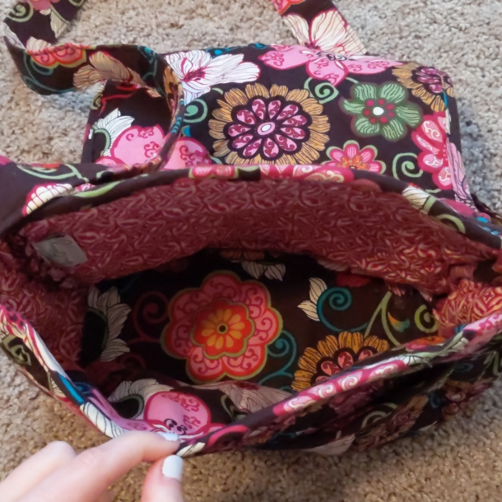 Vera Bradley Mod Floral Pink (RETIRED) Purse - Picture 3 of 8